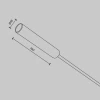 Заглушка с питанием Maytoni Technical CA003EC-B