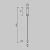 Основание и тросовый подвес Maytoni Technical CA009PM-BS