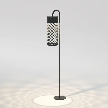 Садово-парковый светодиодный светильник Elektrostandard Ombra 35179/S черный a067899