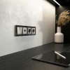 Выключатель двухклавишный с подсветкой (дымчатый) W1220104/ a069457 Выключатель двухклавишный с подсветкой (дымчатый) W1220104/ a069457