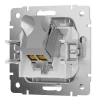 Розетка Ethernet RJ-45 cat. 6A экранированная (белый матовый) W5120001/ a069684 Розетка Ethernet RJ-45 cat. 6A экранированная (белый матовый) W5120001/ a069684