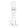 Ландшафтный светильник Deko-Light Easy COB Square III WW 730468 Ландшафтный светильник Deko-Light Easy COB Square III WW 730468