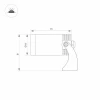 Уличный светодиодный светильник Arlight KT-Water-R44-8W White6000 032756 Уличный светодиодный светильник Arlight KT-Water-R44-8W White6000 032756