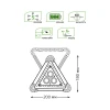 Автомобильный светодиодный фонарь Gauss аккумуляторный 180х200 800 лм GF802 Автомобильный светодиодный фонарь Gauss аккумуляторный 180х200 800 лм GF802