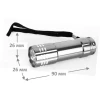 Ручной светодиодный фонарь Ultraflash Classic от батареек 110х35 16 лм UF5LED 7901