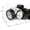 Налобный светодиодный фонарь Ultraflash Headlite от батареек 70х60 48 лм LED5353 10262 Налобный светодиодный фонарь Ultraflash Headlite от батареек 70х60 48 лм LED5353 10262