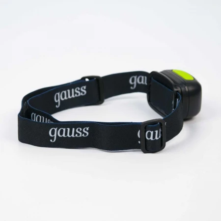 Налобный светодиодный фонарь Gauss аккумуляторный 40х60 220 лм GF402