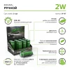 Ручной светодиодный фонарь Gauss от батареек 90х25 120 лм GF107 Ручной светодиодный фонарь Gauss от батареек 90х25 120 лм GF107