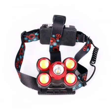 Налобный светодиодный фонарь Ultraflash аккумуляторный 100х90 400 лм E160 14681