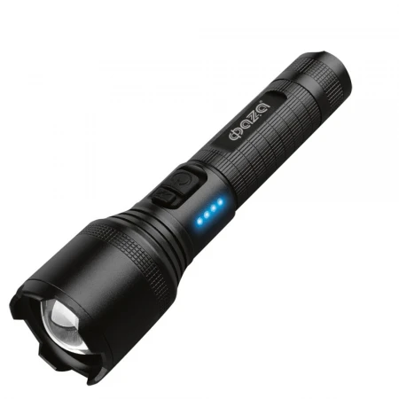 Ручной светодиодный фонарь ФАZA аккумуляторный 800 лм 165х40 AccuF1-L15WZ-bk