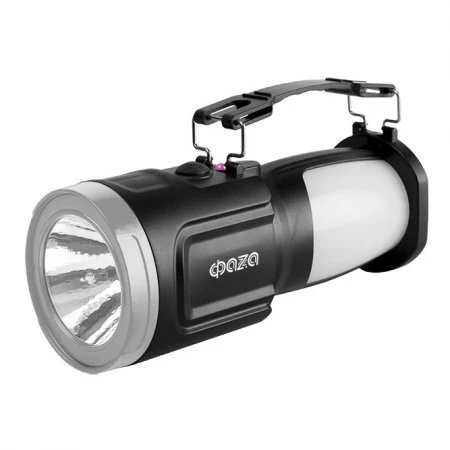 Прожекторный светодиодный фонарь на солнечной батарее ФАZA аккумуляторный 132 лм 180х100 AccuF8-L1W-L24-bk