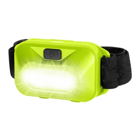 Налобный светодиодный фонарь ФАZA от батареек 100 лм 70х42 H9-L1W-gn