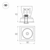 Встраиваемый светодиодный светильник Arlight CL-Simple-S80x80-9W Day4000 026875 Встраиваемый светодиодный светильник Arlight CL-Simple-S80x80-9W Day4000 026875