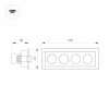 Встраиваемый светодиодный светильник Arlight MS-Orient-Built-Turn-TC-S67x150-10W Day4000 032229 Встраиваемый светодиодный светильник Arlight MS-Orient-Built-Turn-TC-S67x150-10W Day4000 032229