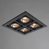 Встраиваемый светильник Arte Lamp Cardani A5930PL-4BK Встраиваемый светильник Arte Lamp Cardani A5930PL-4BK