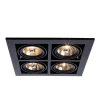 Встраиваемый светильник Arte Lamp Cardani A5930PL-4BK Встраиваемый светильник Arte Lamp Cardani A5930PL-4BK