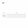 Встраиваемый светодиодный светильник Arlight MS-ORIENT-BUILT-TURN-TC-S67x300-20W Warm3000 037210 Встраиваемый светодиодный светильник Arlight MS-ORIENT-BUILT-TURN-TC-S67x300-20W Warm3000 037210