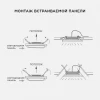 Встраиваемый светодиодный светильник Apeyron 42-023 Встраиваемый светодиодный светильник Apeyron 42-023