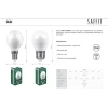 Лампа светодиодная Saffit E27 11W 2700K Шар Матовая SBG4511 55137 Лампа светодиодная Saffit E27 11W 2700K Шар Матовая SBG4511 55137