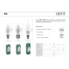 Лампа светодиодная Saffit E27 11W 4000K Свеча Матовая SBC3711 55135 Лампа светодиодная Saffit E27 11W 4000K Свеча Матовая SBC3711 55135