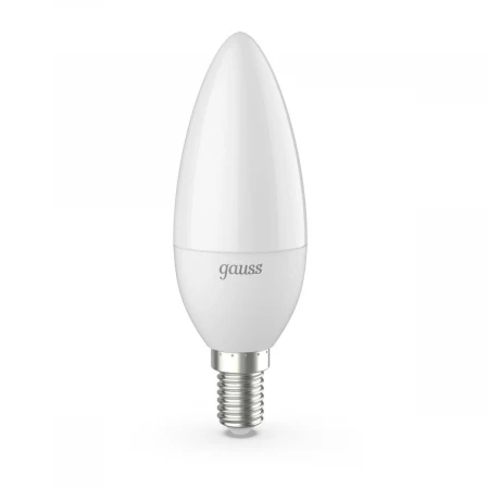 Лампа светодиодная Gauss E14 6.5W 3000К матовая 103101107