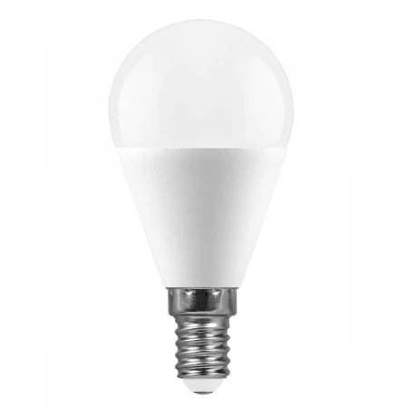 Лампа светодиодная Feron E14 11W 4000K Шар Матовая LB-750 25947