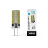 Лампа cветодиодная Gauss G4 5W 4100K прозрачная 18025 Лампа cветодиодная Gauss G4 5W 4100K прозрачная 18025