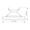 Лампа светодиодная Arlight G53 12W 3000K матовая AR111-UNIT-G53-12W- Warm3000 026887 Лампа светодиодная Arlight G53 12W 3000K матовая AR111-UNIT-G53-12W- Warm3000 026887