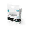 Лампа светодиодная Gauss GX70 14W 4100K матовая 83824 Лампа светодиодная Gauss GX70 14W 4100K матовая 83824