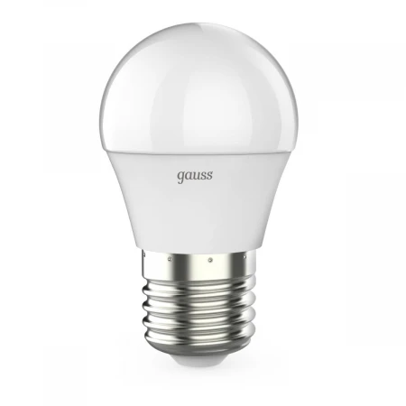 Лампа светодиодная Gauss E27 6.5W 3000K матовая 105102107