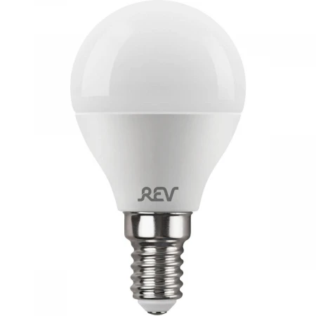 Лампа светодиодная REV G45 Е14 11W 6500K холодный белый свет шар 32507 9