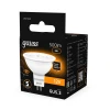 Лампа светодиодная Gauss GU5.3 5W 2700K матовая 201505105 Лампа светодиодная Gauss GU5.3 5W 2700K матовая 201505105