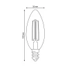 Лампа светодиодная Uniel E14 4W 3000K прозрачная LED-C35-4W/3000K/E14/CL GLY01TR UL-00011936 Лампа светодиодная Uniel E14 4W 3000K прозрачная LED-C35-4W/3000K/E14/CL GLY01TR UL-00011936