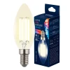 Лампа светодиодная Uniel E14 4W 3000K прозрачная LED-C35-4W/3000K/E14/CL GLY01TR UL-00011936 Лампа светодиодная Uniel E14 4W 3000K прозрачная LED-C35-4W/3000K/E14/CL GLY01TR UL-00011936