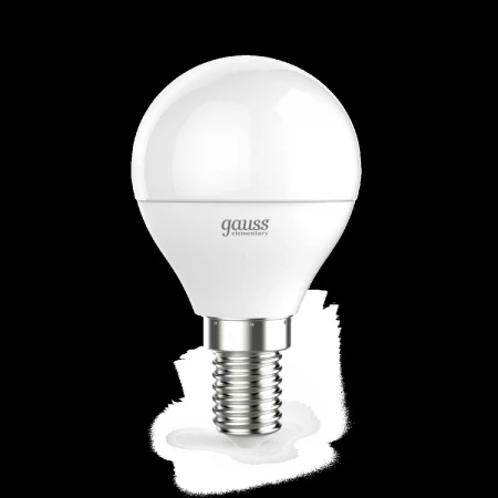 Лампа светодиодная Gauss E14 8W 4100K матовая 53128