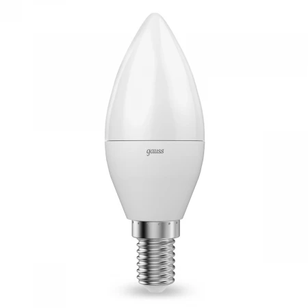 Лампа светодиодная Gauss E14 9.5W 3000K матовая 103101110