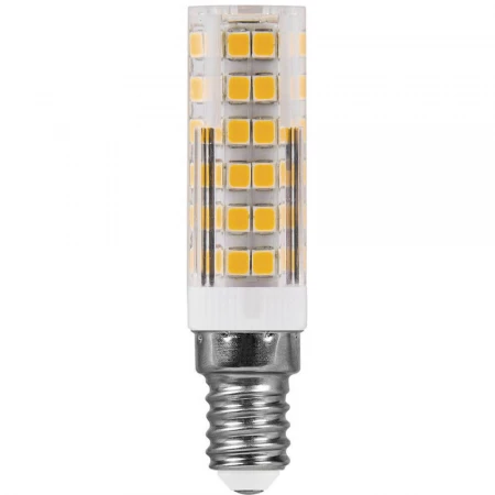 Лампа светодиодная Feron E14 7W 6400K прозрачная LB-433 25986
