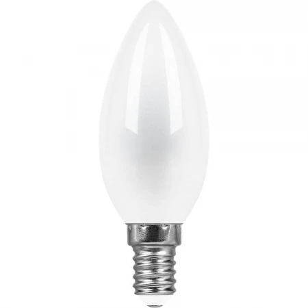 Лампа светодиодная Feron E14 9W 2700K Свеча Матовая LB-73 25955