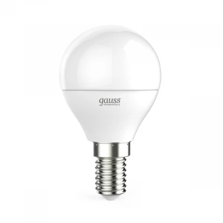 Лампа светодиодная Gauss E14 10W 6500K матовая 53130