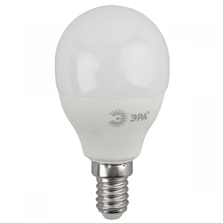 Лампа светодиодная ЭРА E14 10W 4000K матовая LED P45-10W-840-E14 R Б0050233