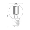 Лампа светодиодная Uniel E27 4W 4000K прозрачная LED-G45-4W/4000K/E27/CL GLY01TR UL-00011941 Лампа светодиодная Uniel E27 4W 4000K прозрачная LED-G45-4W/4000K/E27/CL GLY01TR UL-00011941