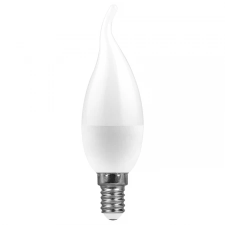 Лампа светодиодная Feron E14 9W 6400K матовая LB-570 38136