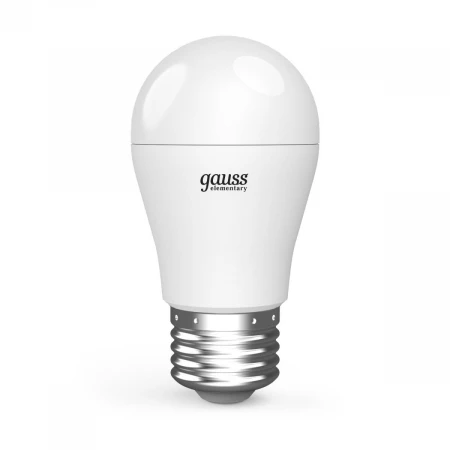Лампа светодиодная Gauss Basic Шар E27 13W 4000K матовая 10502232