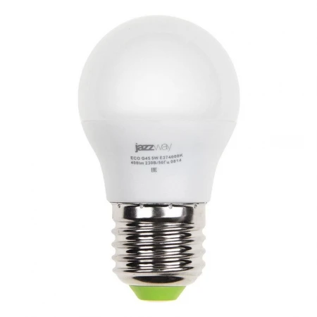 Лампа светодиодная Jazzway E27 5W 3000K матовая 1036957A