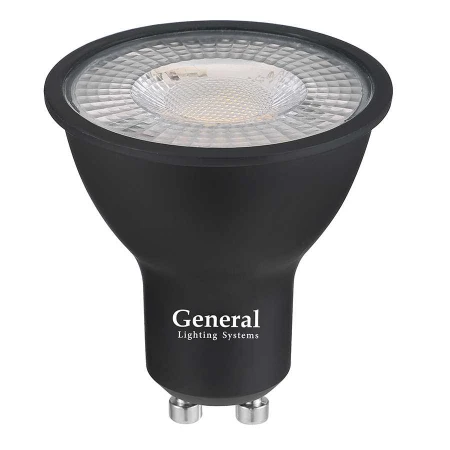 Лампа General GLDEN-MR16-DIF-10-230-GU10-2700 Черная Dif 30