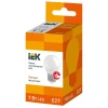 Лампа светодиодная IEK E27 7W 3000K матовая LLE-G45-7-230-30-E27