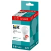 Лампа светодиодная IEK E27 8W 4000K матовая LLE-A60-08-12-24-40-E27 Лампа светодиодная IEK E27 8W 4000K матовая LLE-A60-08-12-24-40-E27