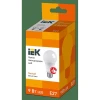 Лампа светодиодная IEK E27 9W 3000K матовая LLE-A60-9-230-30-E27