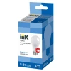 Лампа светодиодная IEK E27 9W 6500K матовая LLE-A60-9-230-65-E27