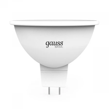 Лампа светодиодная Gauss GU5.3 7W 3000K матовая 11517